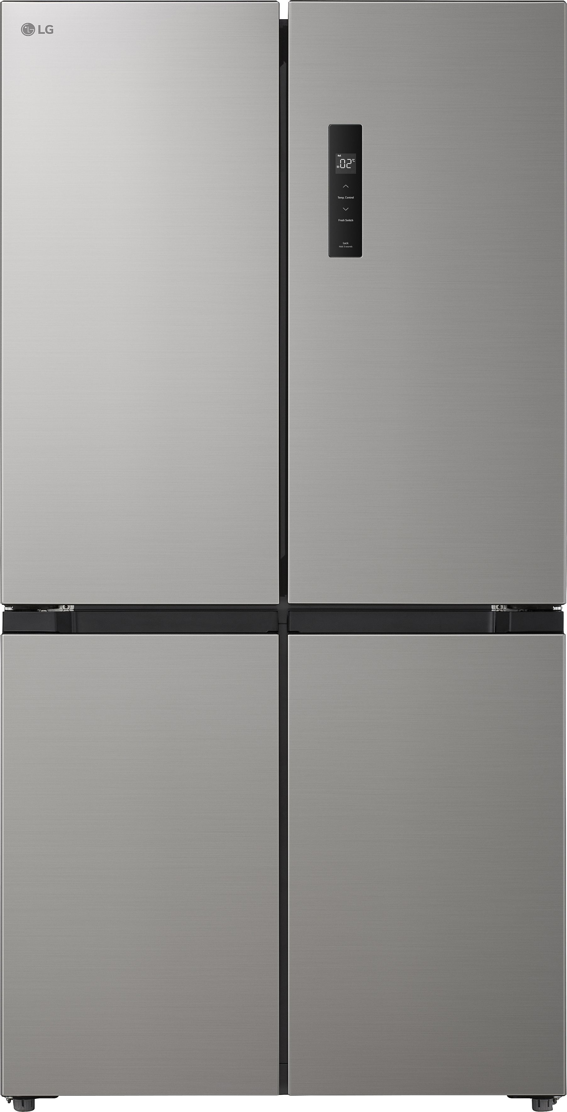 LG GMM41MSBEM American Fridge Freezer - Silver - Total No Frost - 474L Total Capacity