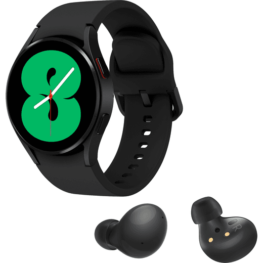 Samsung Galaxy Watch4 + Buds2 Bundle, GPS - 40mm - Black