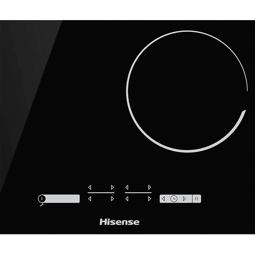 Hisense Built In Electric Double Oven and Ceramic Hob Pack - Stainless Steel / Black  - Hob control panel shot