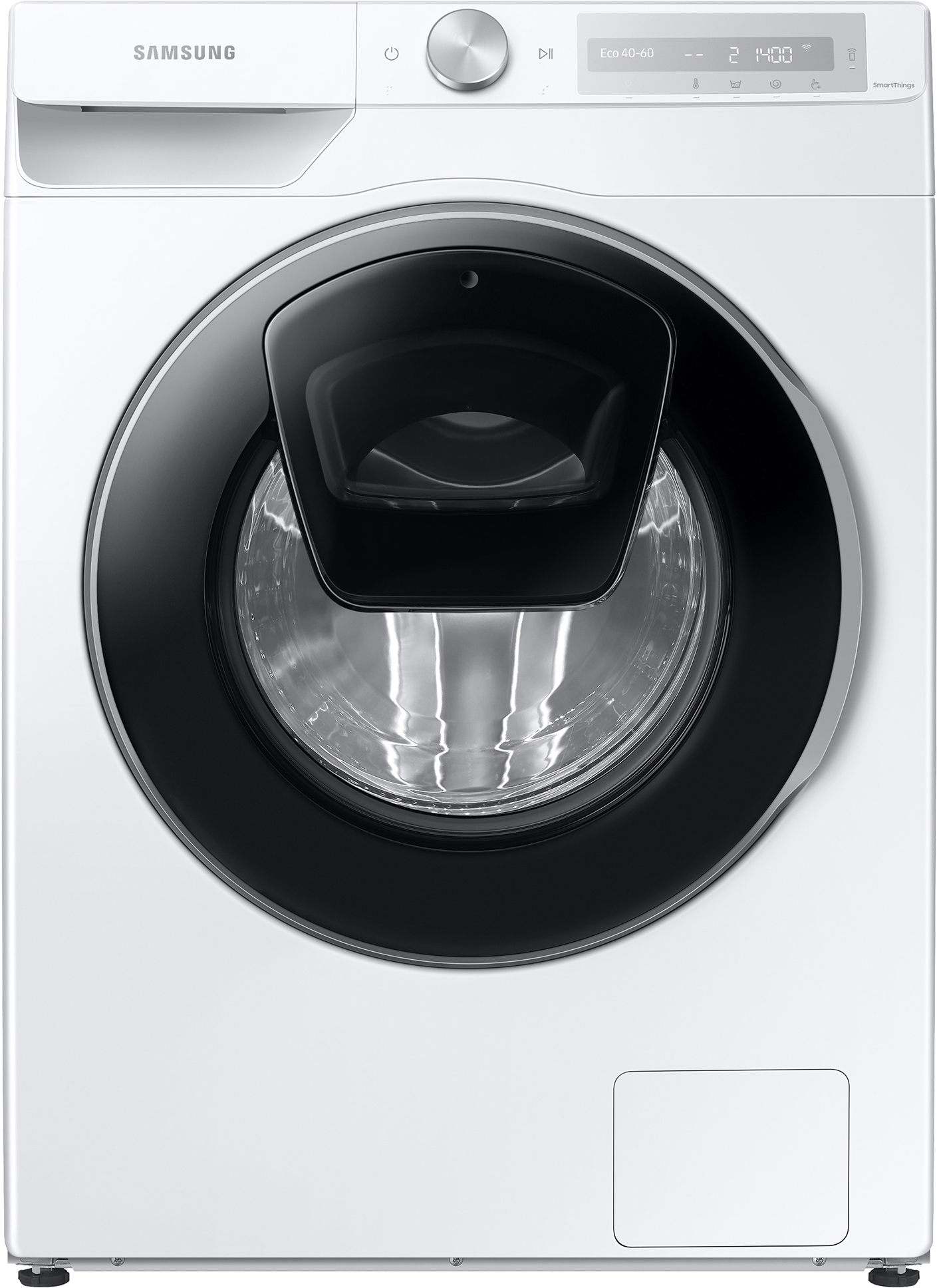 Samsung Series 6 AddWash AutoDose WW90T684DLH 9kg WiFi Connected Washing Machine with 1400 rpm - White - A Rated, White