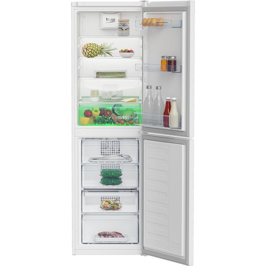 Beko Frost Free Fridge Freezer - White - Doors open