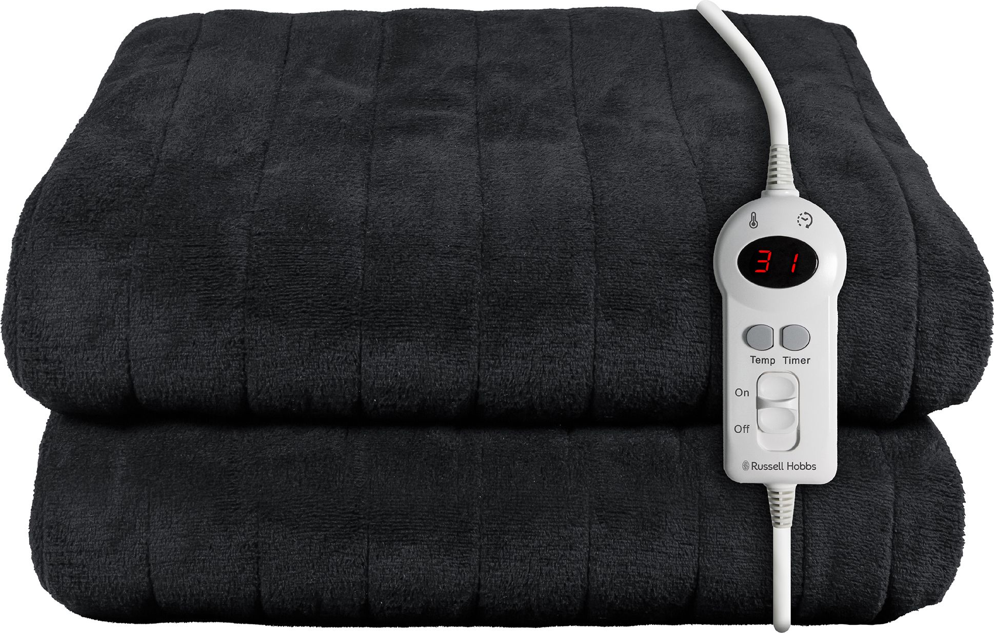 Russell Hobbs Heated Throw - Black