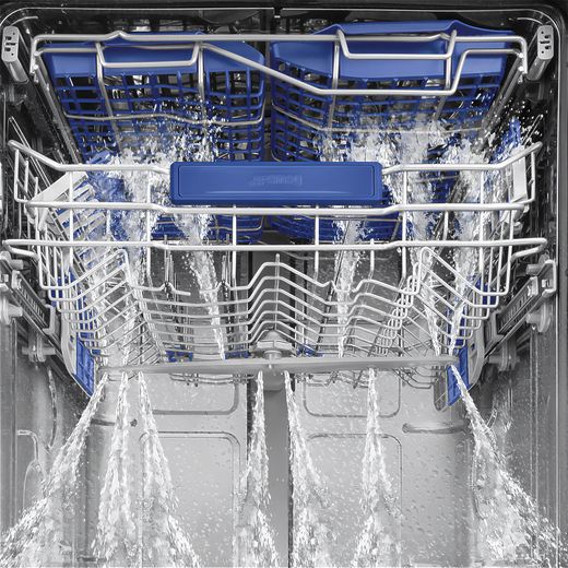 Smeg Standard Dishwasher - Stainless Steel  - Close up inside water jets