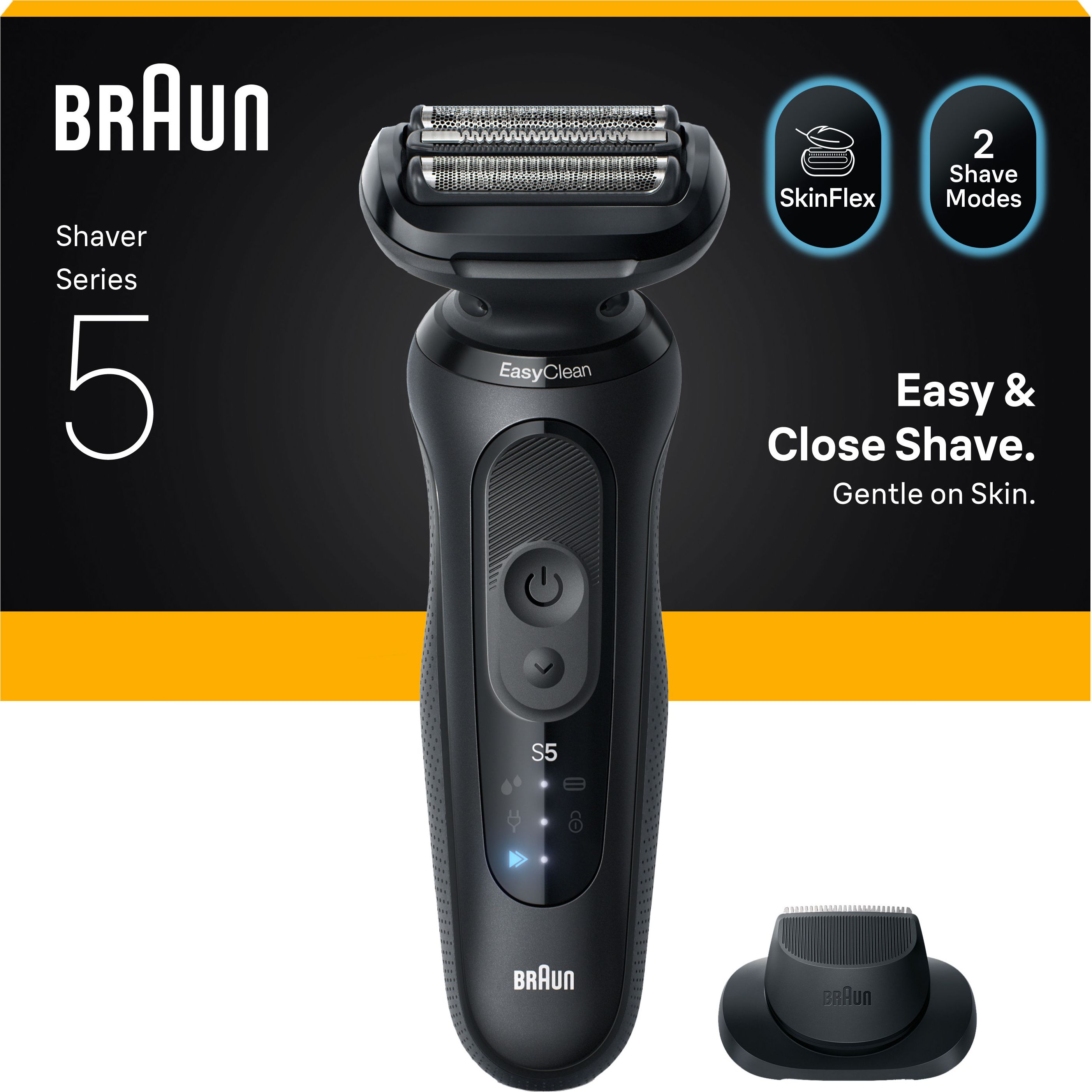 Braun Series 5 Electric Shaver - 52-N1200S - Black