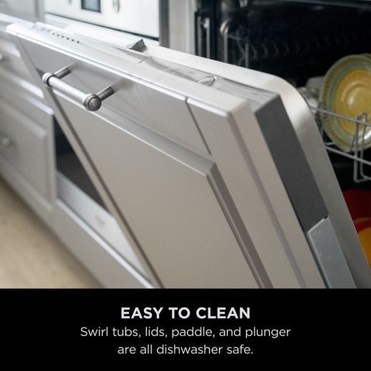 Ninja NC701UK Ice Cream Maker Silver - Annotation - Easy to clean
