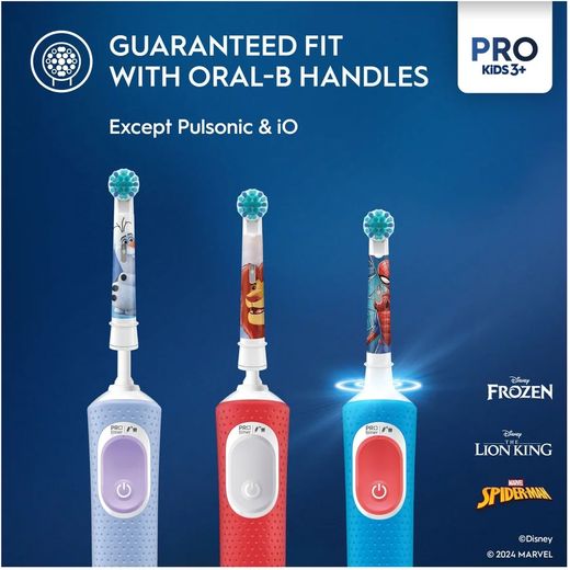 Oral-B Vitality PRO Kids Lion King Electric Toothbrush - Red - Annotation - Guaranteed fit