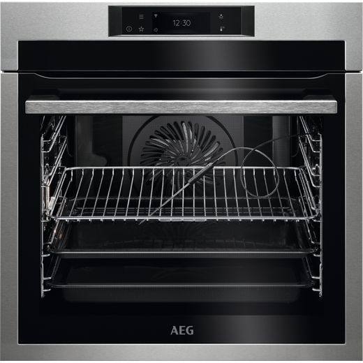 AEG BPE748380M Built In Electric Single Oven - Stainless Steel