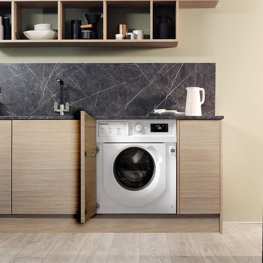 hotpoint 7kg integrated washing machine