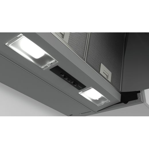Bosch Series 2 60cm Integrated Integrated Cooker Hood - Silver - Close up cooker hood shot