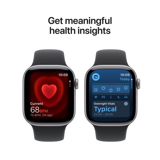 Apple in Black Sport Band - Annotation - Health insights