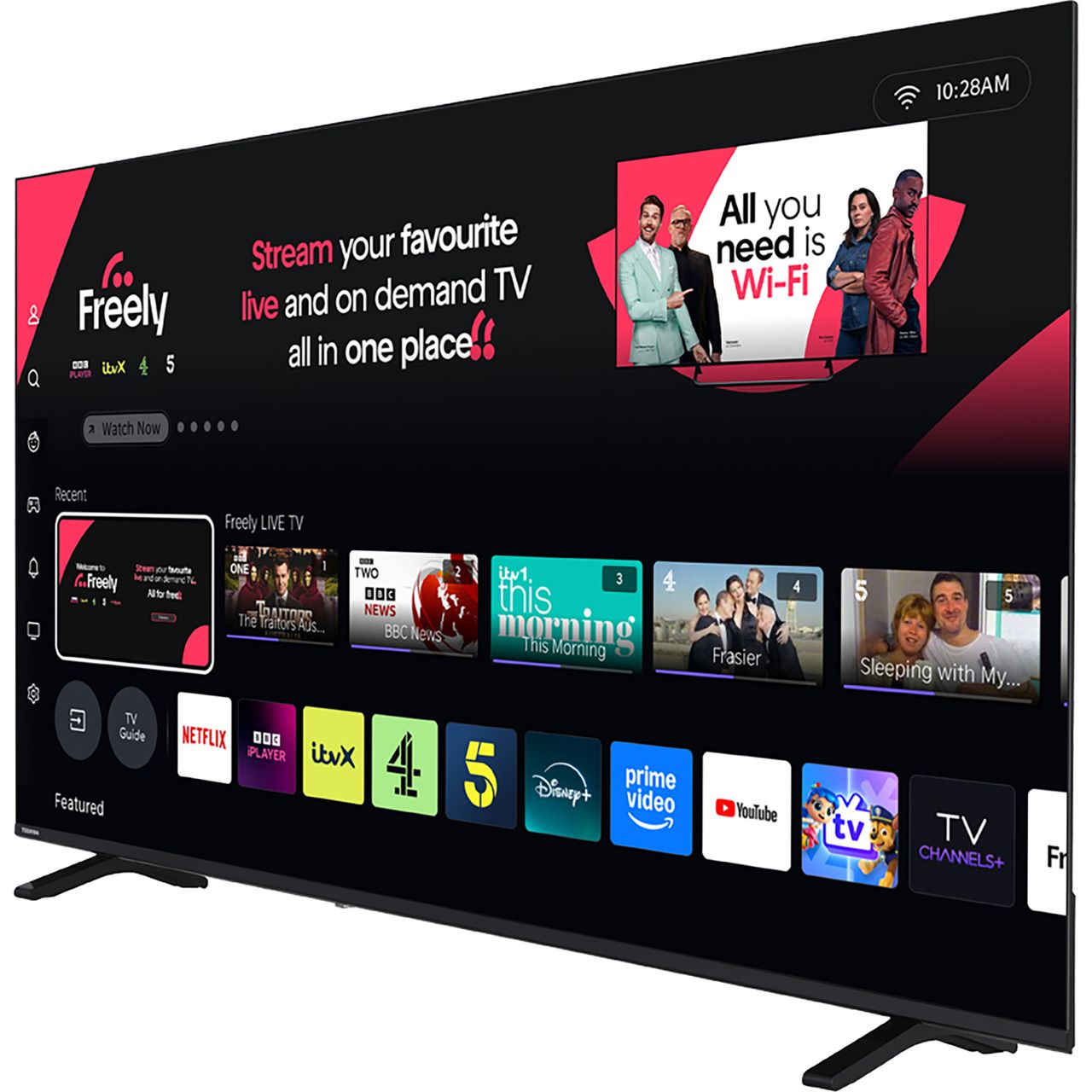 Toshiba 65-inch 4K Ultra HD Smart TV | UV1563DB | ao.com