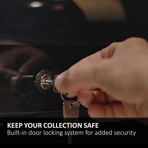 Haier Wine Cooler - Black - Annotation - Collection safe shot