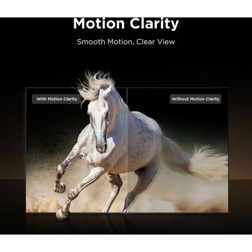 TCL 75" 4K Ultra HD Smart Fire TV  - Annotation - motion clarity shot