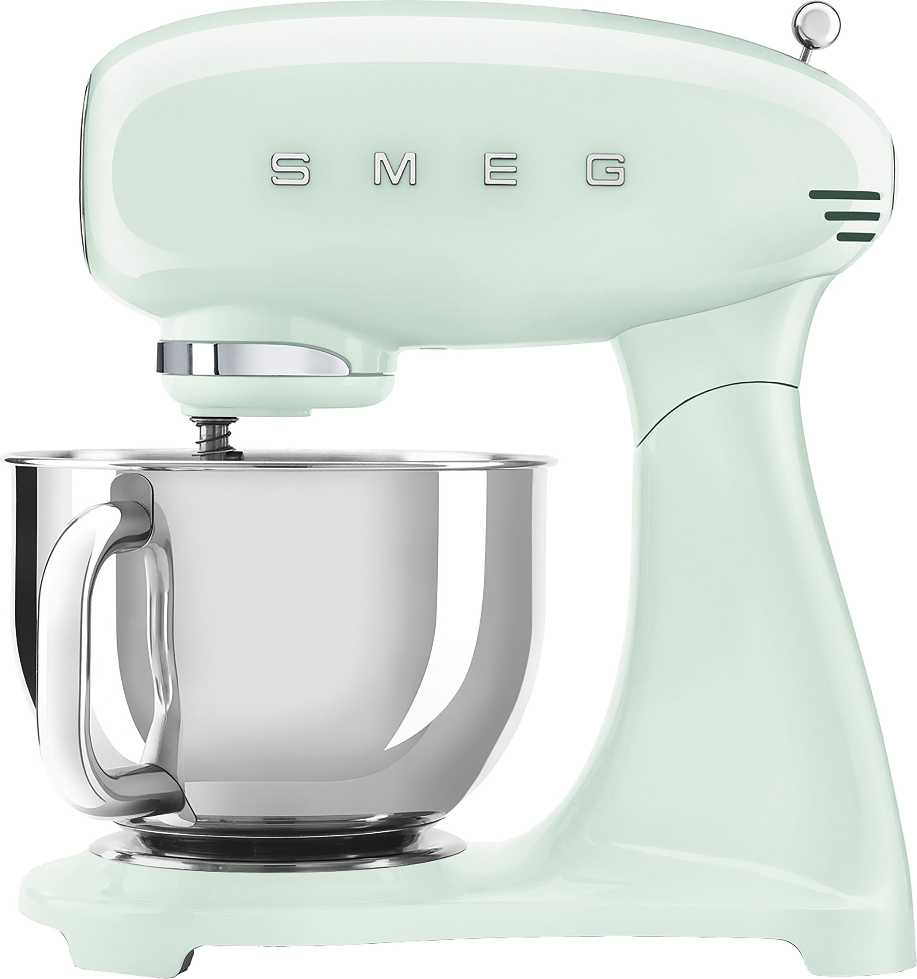 Smeg 50's Retro SMF03PGUK Stand Mixer with 4.8 Litre Bowl - Pastel Green, Green