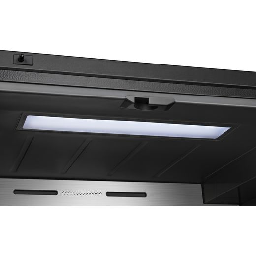 Hisense Pureflat Eclipse American Fridge Freezer - Black - Internal LED light