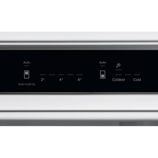 AEG OSC7T185ES 177cm 50/50 Integrated Frost Free Fridge Freezer - White  - control panel shot