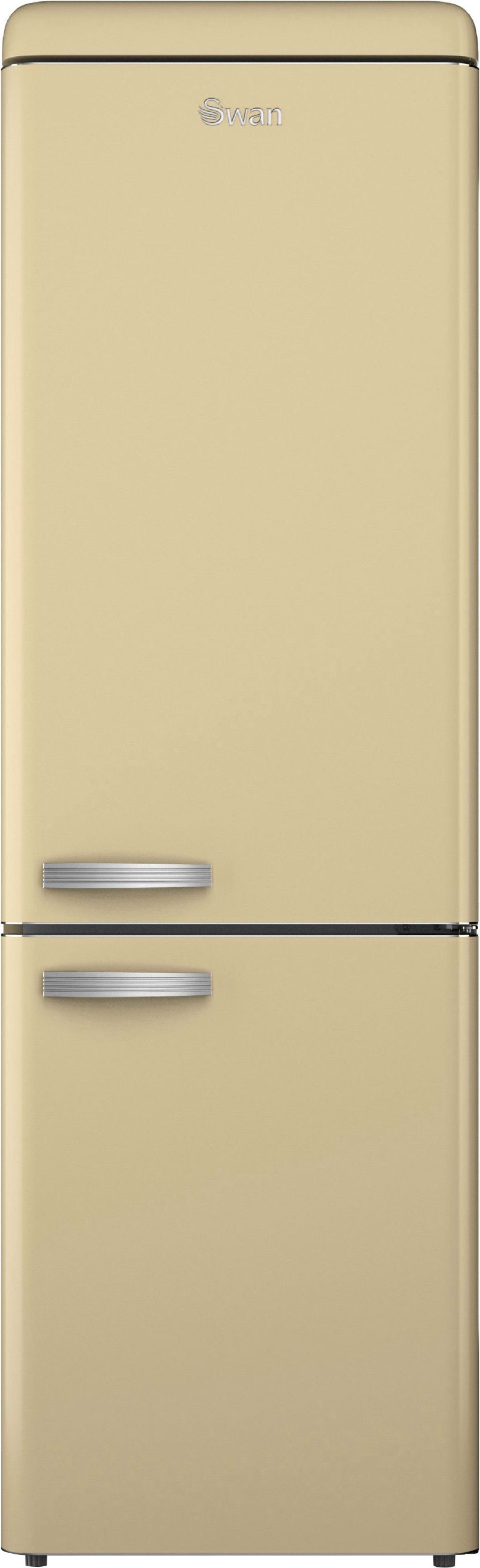Swan SR11020CNE Retro Fridge Freezer - Cream - 189cm Height