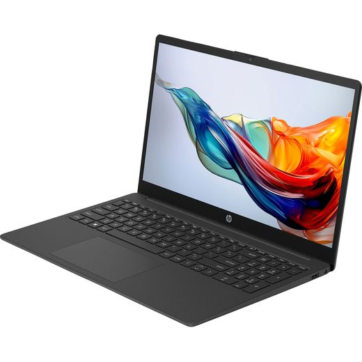 HP 15-fc0057na Laptop - AMD Ryzen™ 5, 512GB SSD, 8 GB RAM - Black - Left perspective shot
