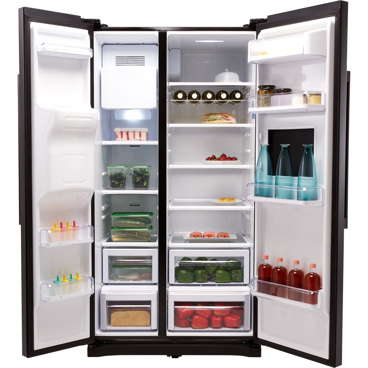 samsung fridge freezer inside