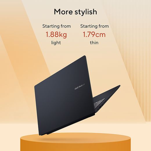 ASUS VivoBook 16 16" Laptop -, 1TB SSD, 16 GB RAM - Blue - Annotation - More stylish shot