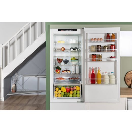 Bosch Series 4 70/30 Frost Free Fridge Freezer - White  - Fridge door open shot
