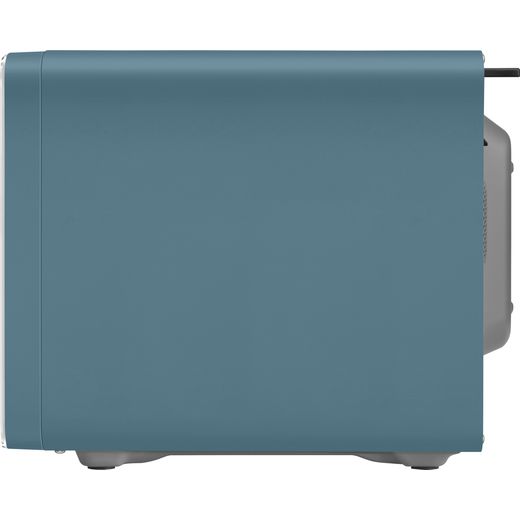 Smeg Collezione MOC01SBMUK Litre 30cm High, Freestanding Small - Storm Blue - Side shot