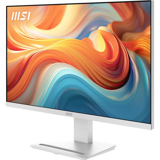 MSI Pro MP273QW E14 27" WQHD 144Hz Monitor - White - left perpsective shot