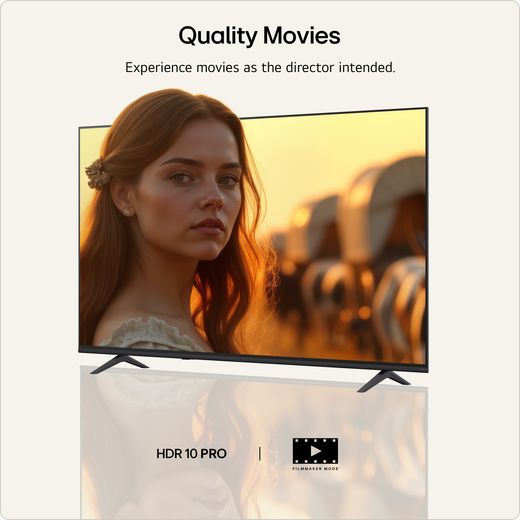 LG 75" 4K Ultra HD MiniLED Smart TV- Annotation - quality movies shot