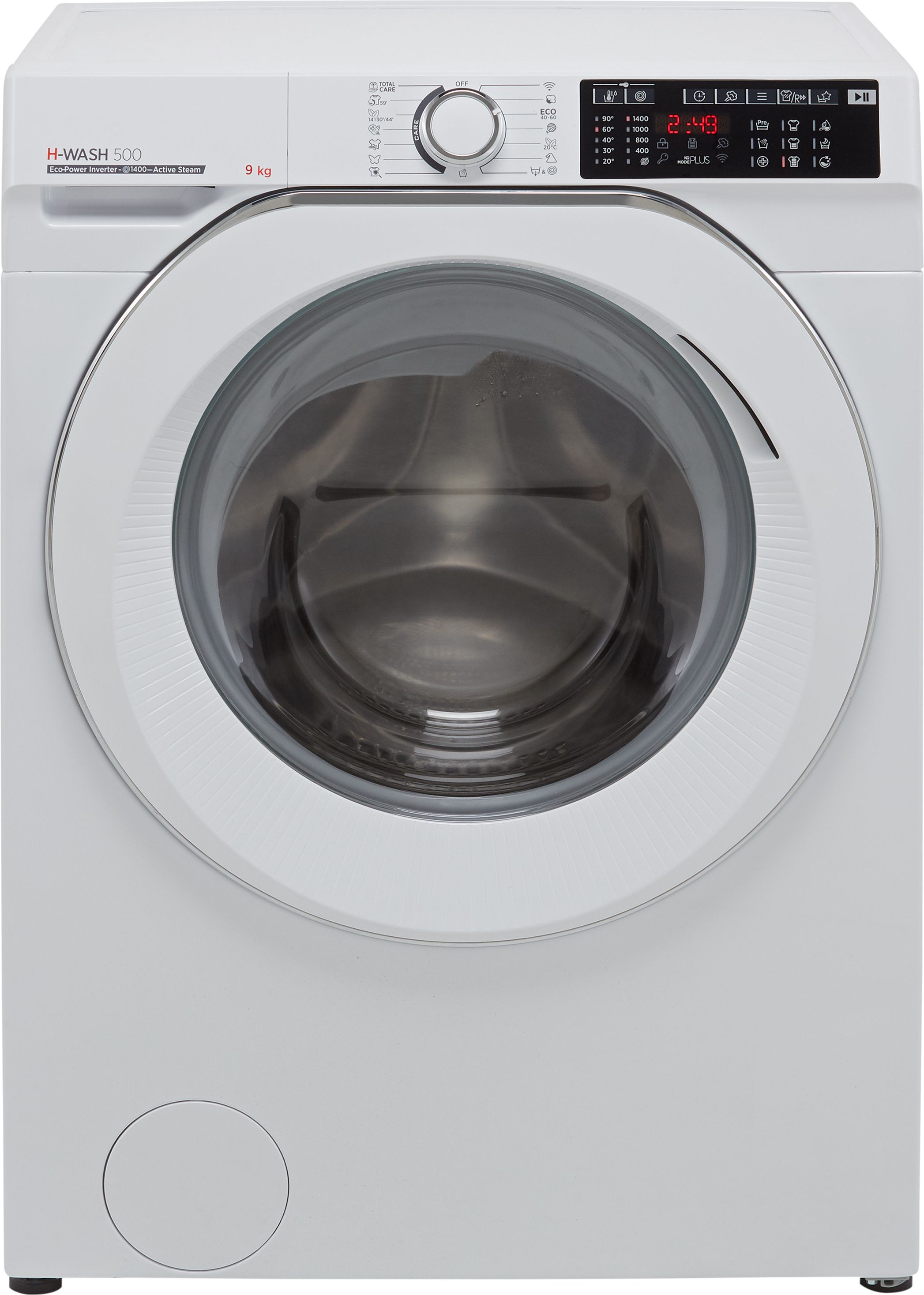 Hoover H-WASH 500 HW49AMC/1 9kg Washing Machine with 1400 rpm - White - A Rated, White
