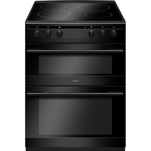 Amica AFC6520BL Electric Cooker - Black - Needs 10.5KW Electrical Connection