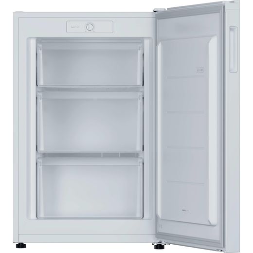 Hoover Under Counter Freezer - White - Front with door open shot