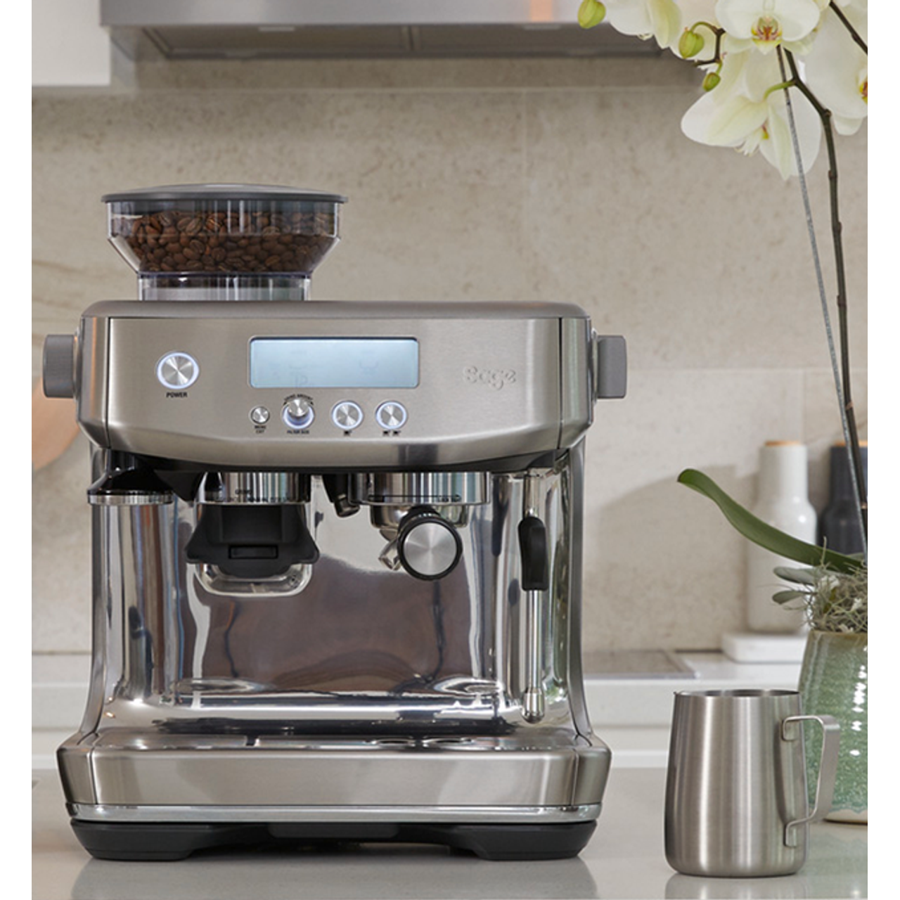 Sage The Barista Pro™ SES878BSS Espresso Coffee Machine with Integrated Burr Grinder Review