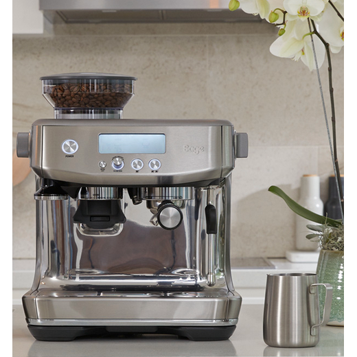 Sage The Barista Pro™ SES878BSS Espresso Coffee Machine with Integrated Burr Grinder - Brushed Stainless Steel