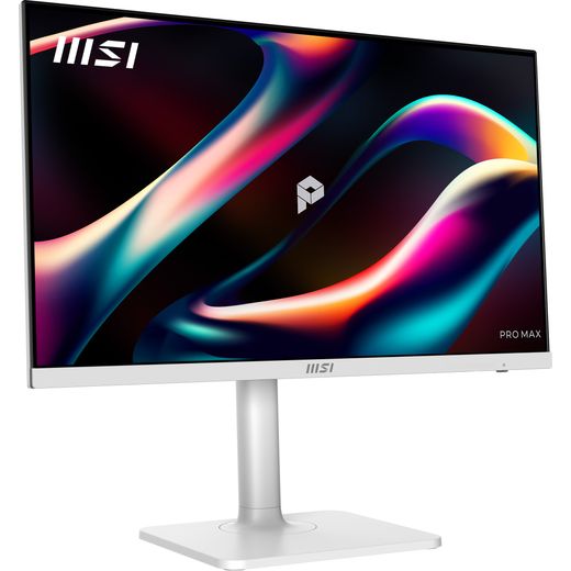 MSI PRO MAX 241PHW E14 23.8" Full HD 144Hz Monitor - White - Right perspective