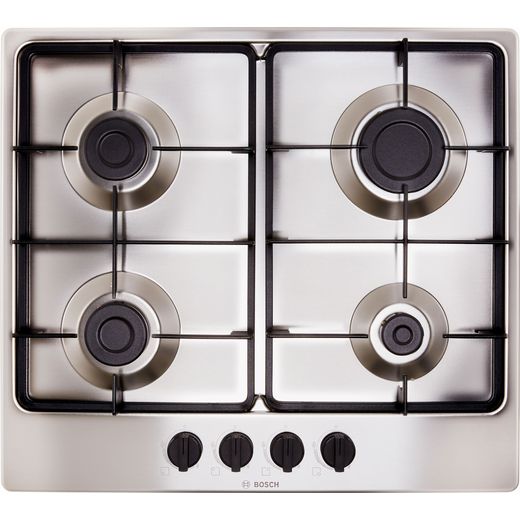 Bosch Serie 4 PGP6B5B60 Built In Gas Hob - Stainless Steel