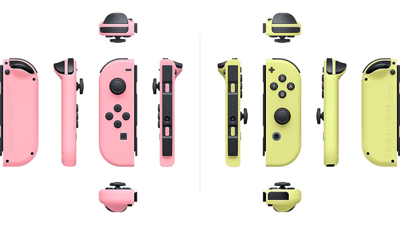 Nintendo Switch Joy-Cons – Pink and Yellow | 10011583 | ao.com