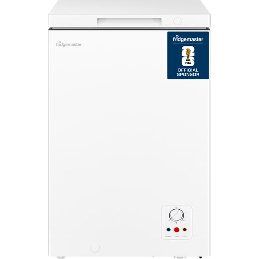Fridgemaster MCF95E1 Chest Freezer - White - Front shot