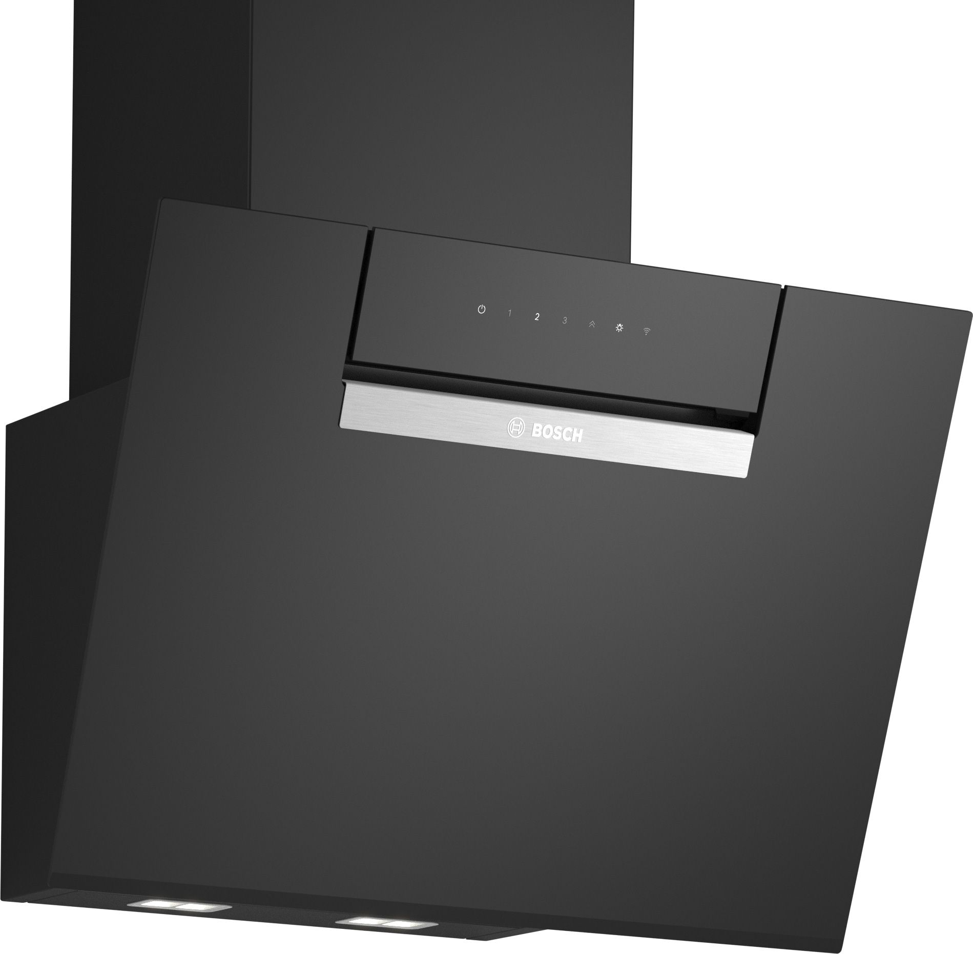 Bosch DWK67FN60B Chimney Cooker Hood - Black
