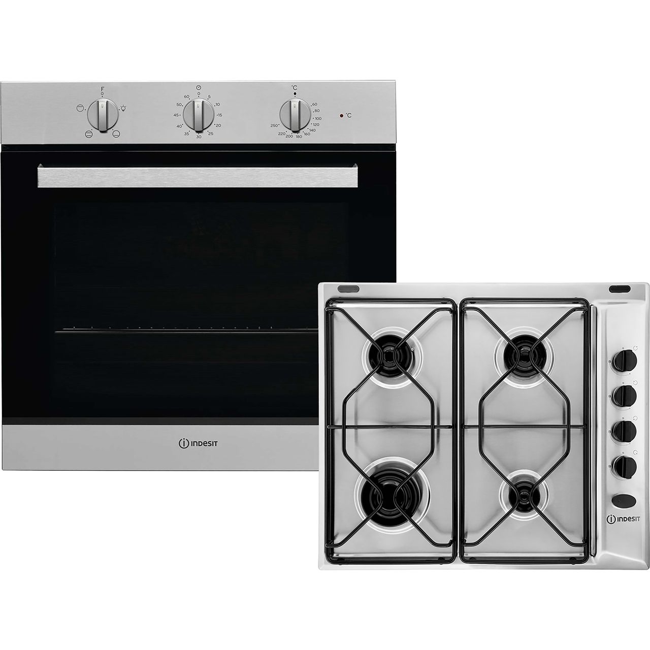 Indesit Aria K002978 Built In Electric Single Oven and Gas Hob Pack Review