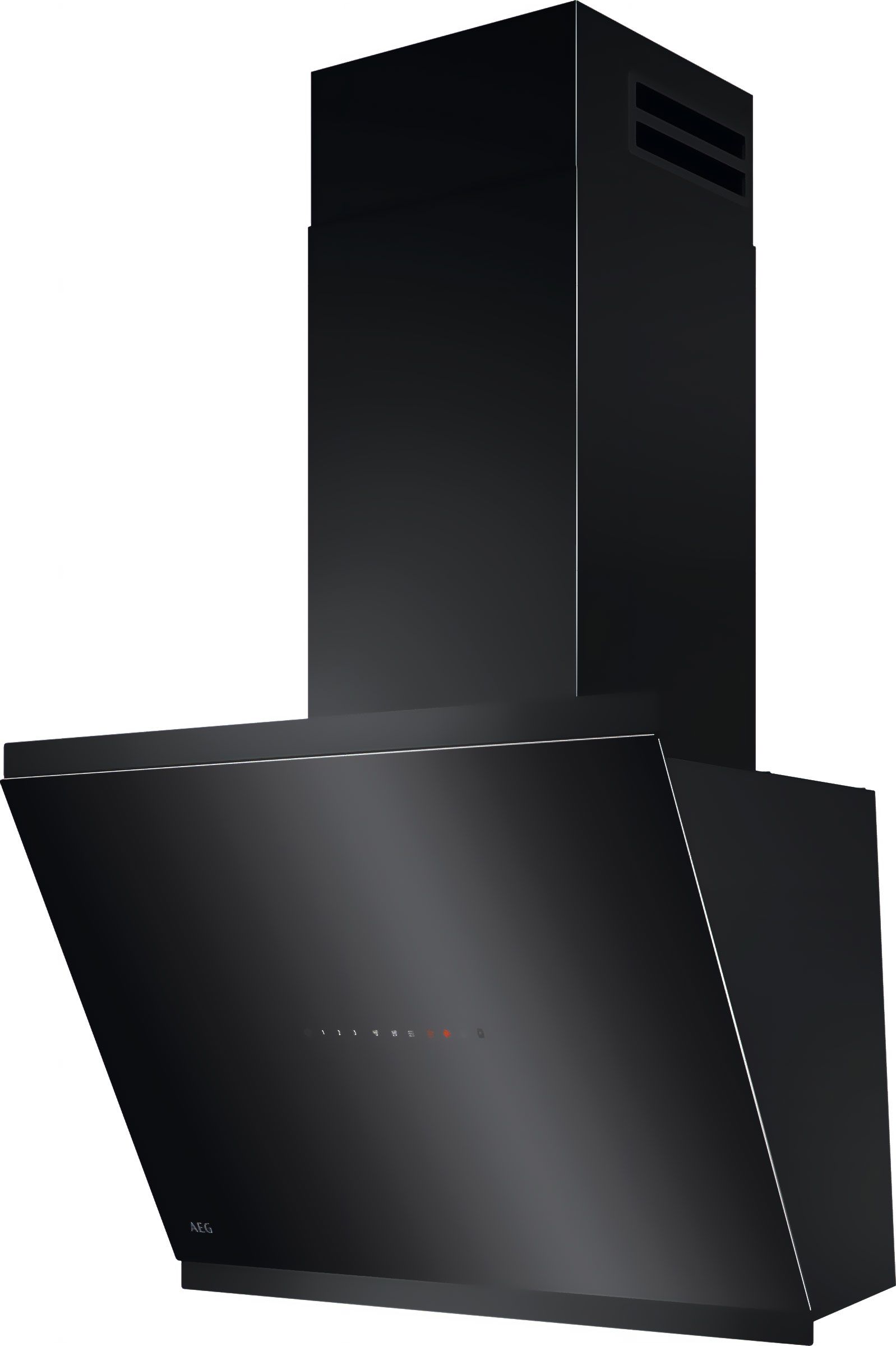 Image of AEG 7000 SilenceTech GV77D61SB 60cm Chimney Cooker Hood - Black, Black