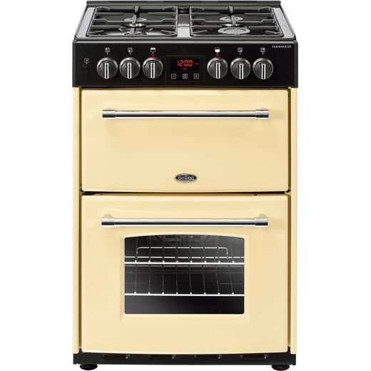 Farmhouse60DF Cream Belling Dual Fuel Cooker