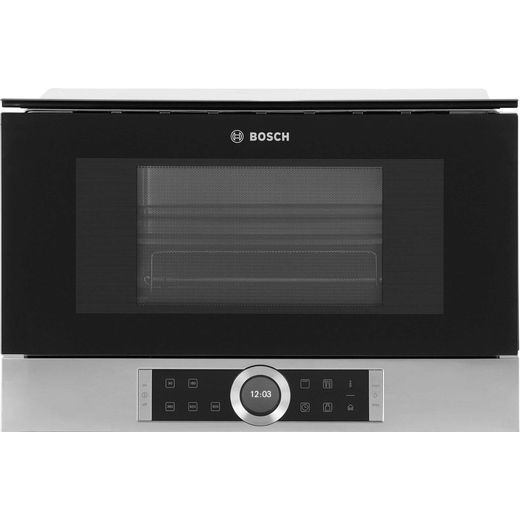 Bosch Serie 8 BEL634GS1B Built In Microwave - Brushed Steel