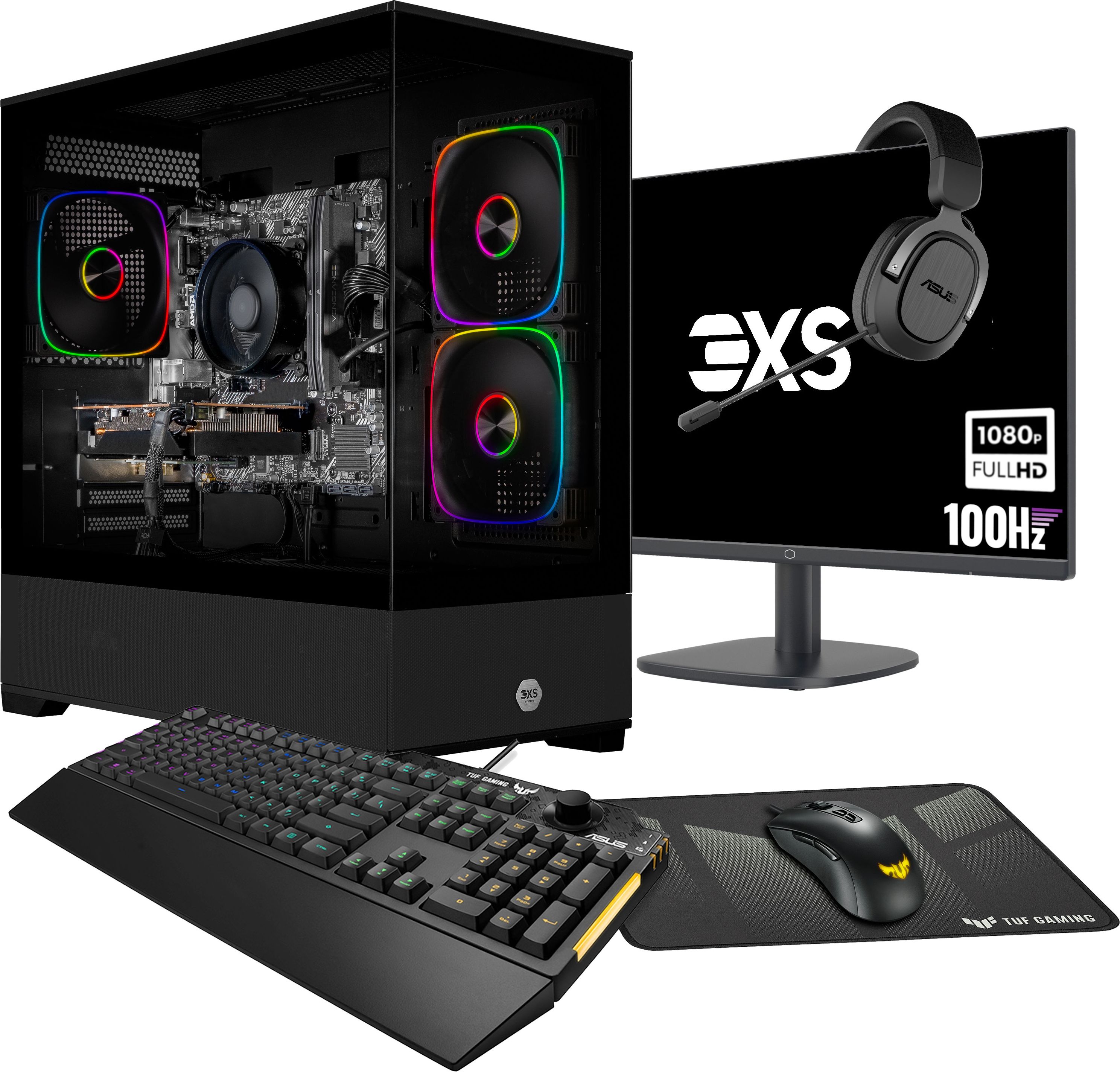 3XS - PC - AMD Ryzen 5 8400F - 16GB RAM - 1TB SSD - NVIDIA GeForce RTX 5060 Ti - Black