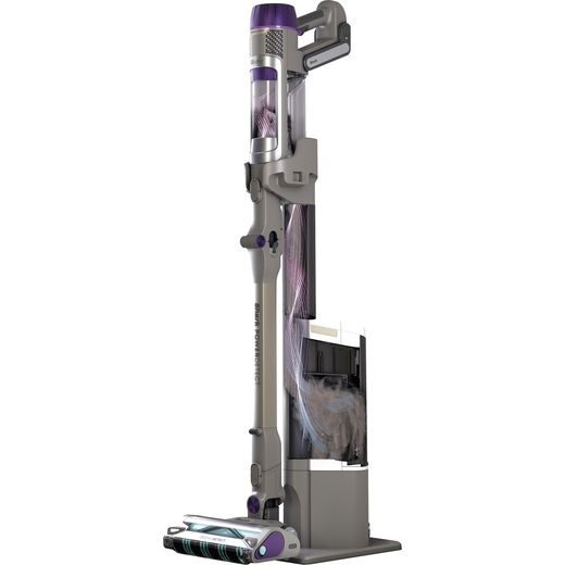 Shark PowerDetect Clean & Empty IP3251UKT Cordless Vacuum Cleaner with up to 70 Minutes Run Time - White / Java Grey - Left perpective shot