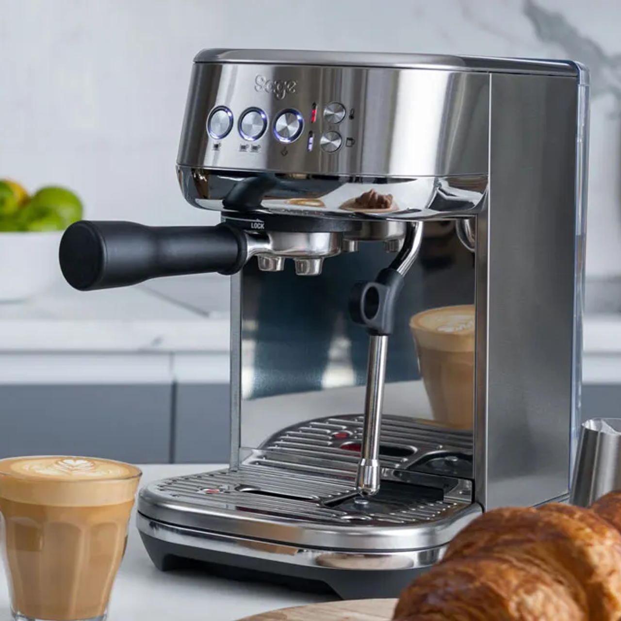 Sage The Bambino Plus SES500BSS4GUK1 Espresso Coffee Machine specs
