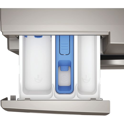 Indesit IP 846S PUSH&GO UK 8kg Washing Machine with 1400 rpm - Silver - Detergent tray shot