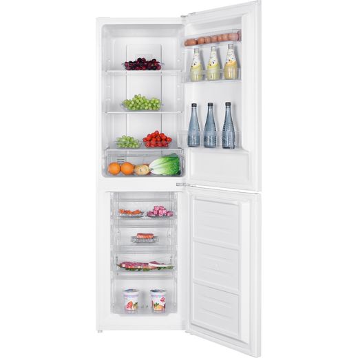 Russell Hobbs RH181TNF552E2W 181cm 50/50 Frost Free Fridge Freezer - White - Doors open