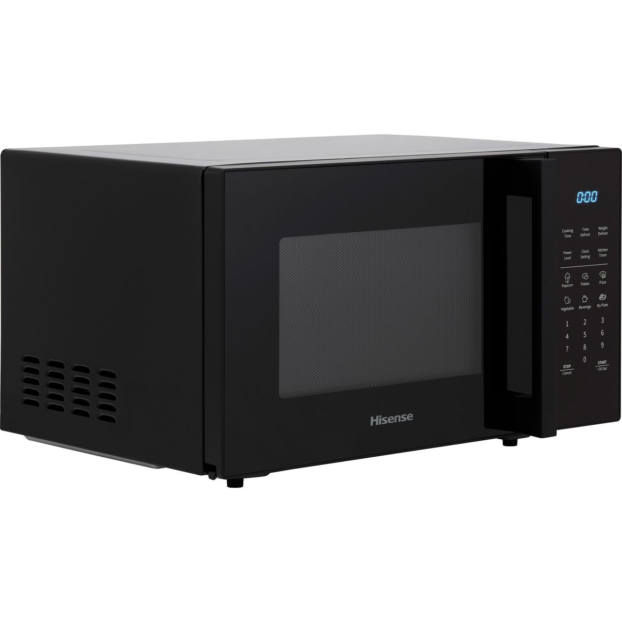 hisense 900 watt 25 litre microwave oven h25mobs7huk black