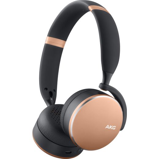 AKG Y500 Over-Ear Wireless Bluetooth Headphones - Rose Gold