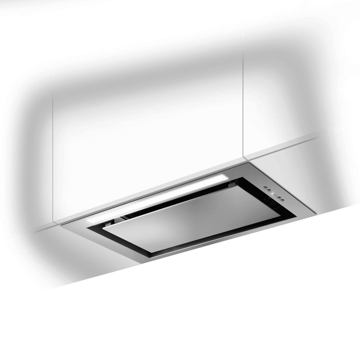 Image of Elica LANE60IXA52 51 cm Canopy Cooker Hood - Stainless Steel - For Ducted/Recirculating Ventilation, Stainless Steel